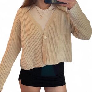 Cream Princess Polly Cardigan